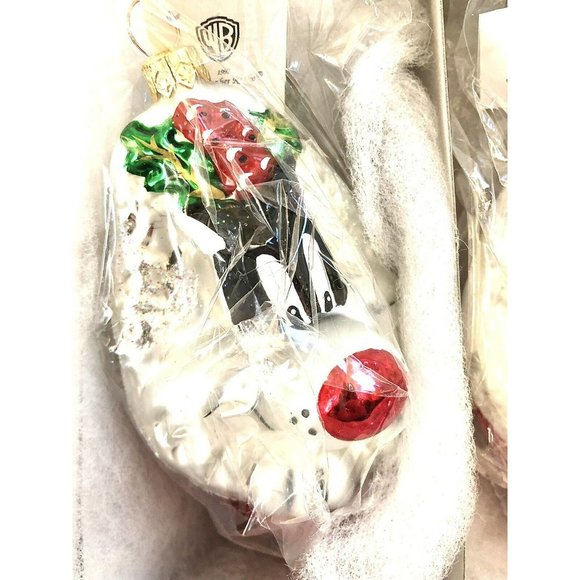 Christopher Radko "Sylvester and Tweety" Ornaments -Set of 2 *Limited Edition* - Picture 2 of 5